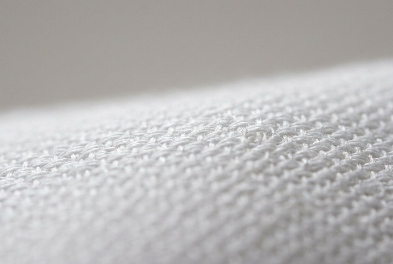 Non-iron shirt fabric close-up Image