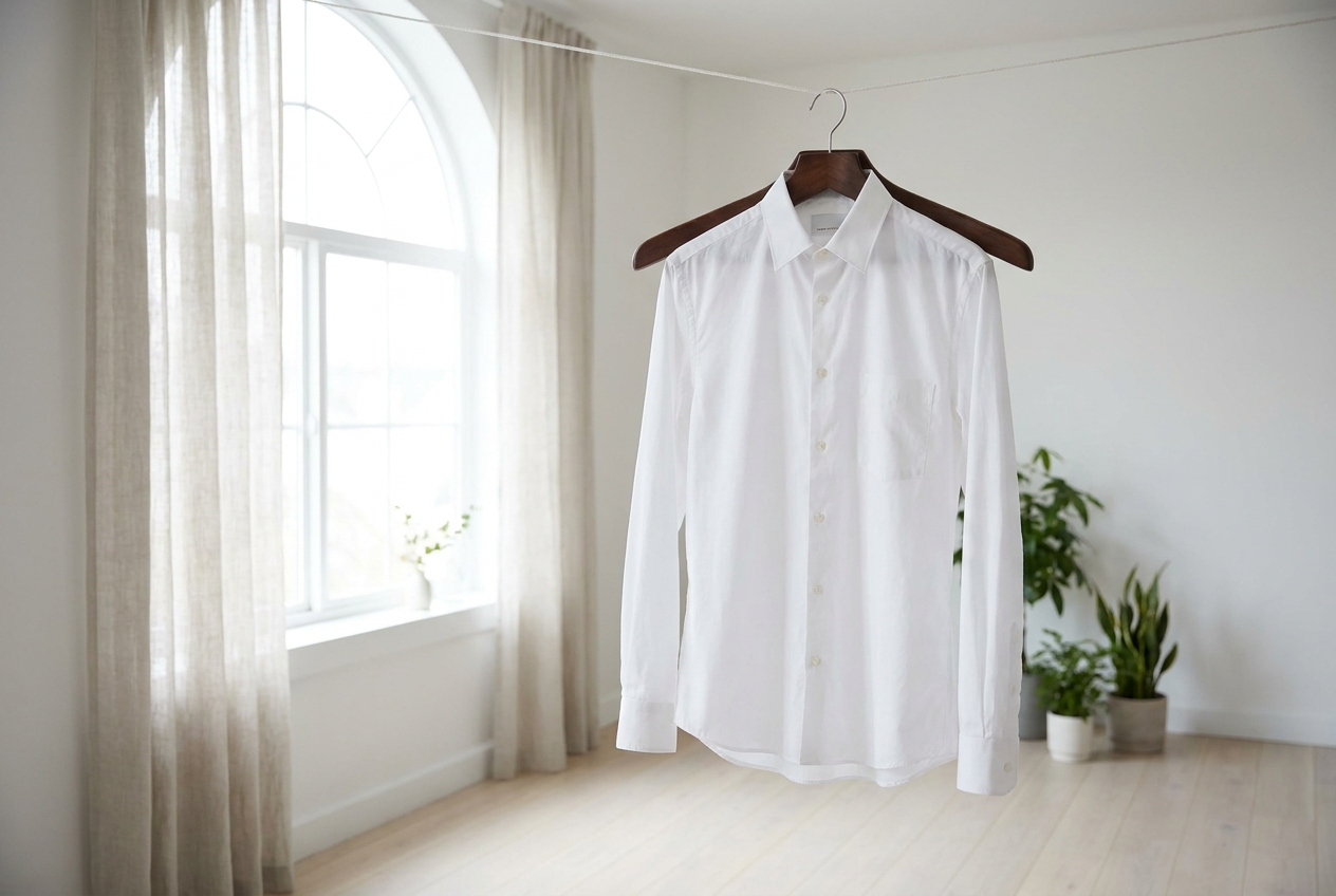 Non-iron shirt care guide Image