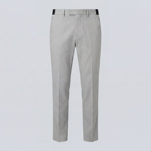 TrueFords non-iron trousers folded showing zero wrinkles