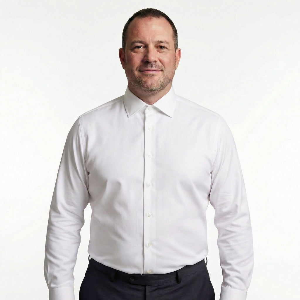 TrueFords wrinkle-free shirt sleeve and cuff detail