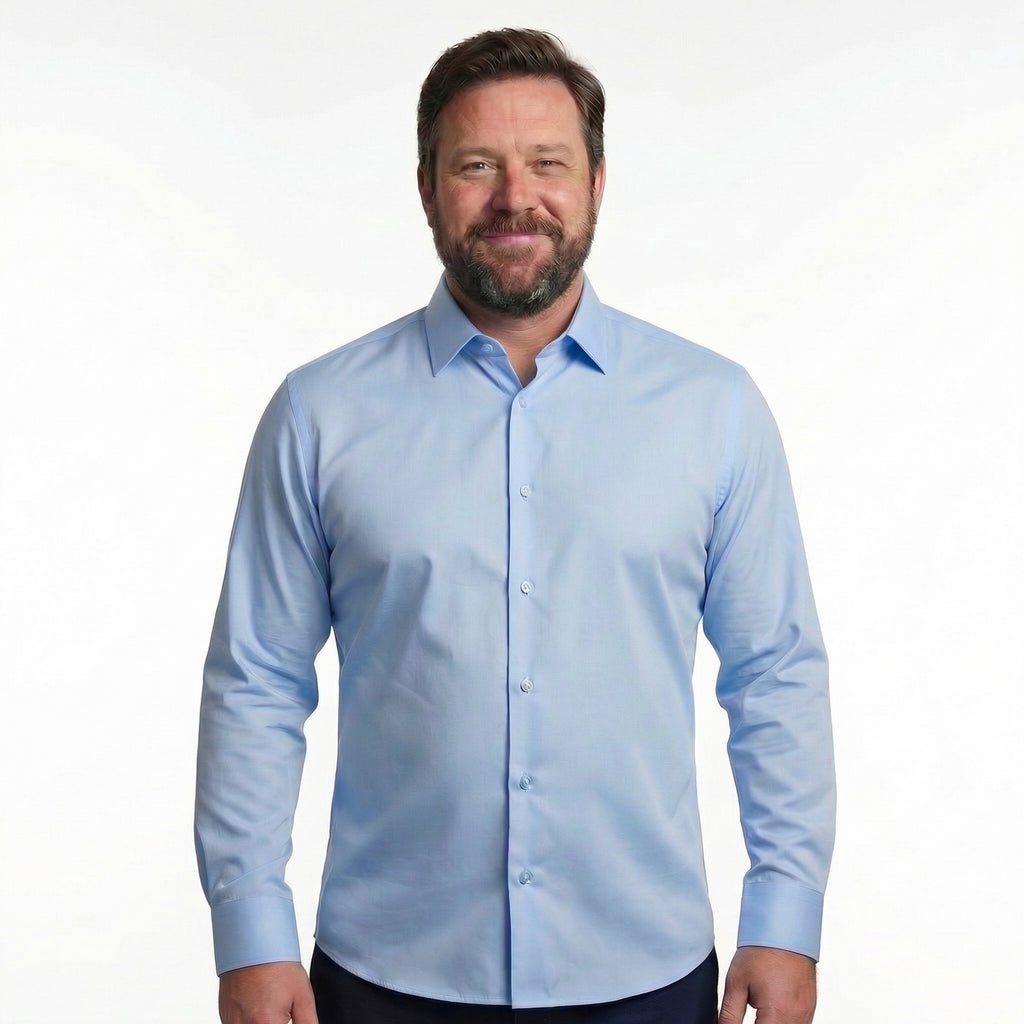 TrueFords shirt tone-on-tone button detail